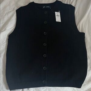 GAP Classic Black Knit Vest